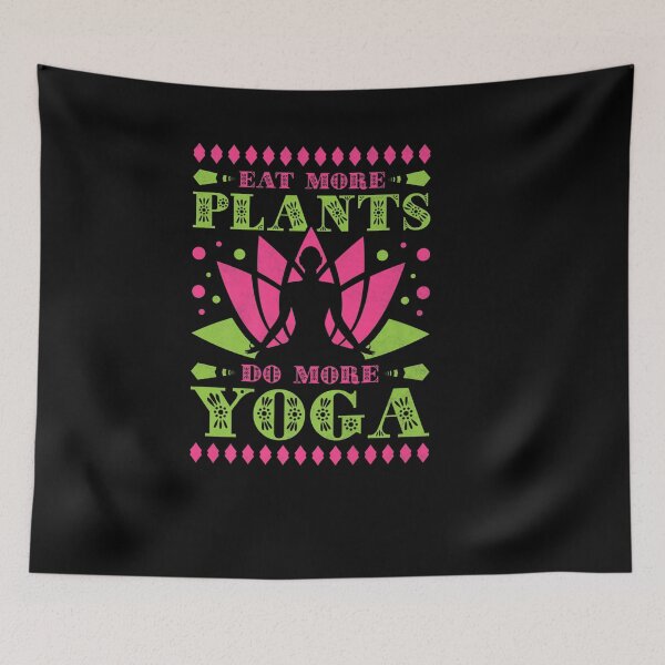 Item preview, EAT MORE PLANTS DO MORE YOGA VEGAN designed and sold by sobriowslen.