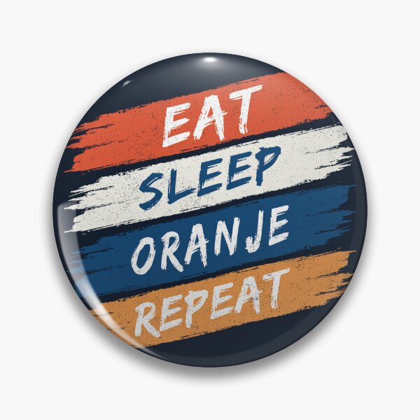 Item preview, Eat Sleep Oranje Repeat - Oranje (Orange Dutch) designed and sold by Numero14.
