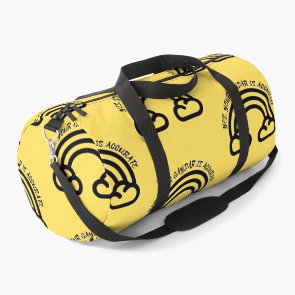 Item preview, Yes Your Gaydar Is Accurate Black And White Rainbow In Yellow designed and sold by LuckyKermit.