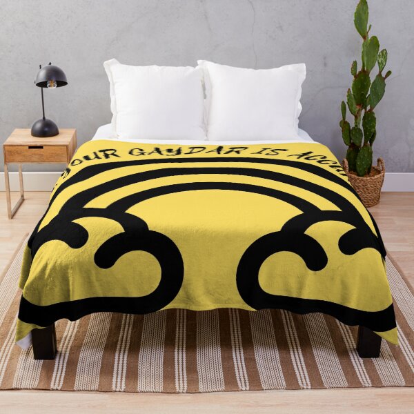Item preview, Yes Your Gaydar Is Accurate Black And White Rainbow In Yellow designed and sold by LuckyKermit.