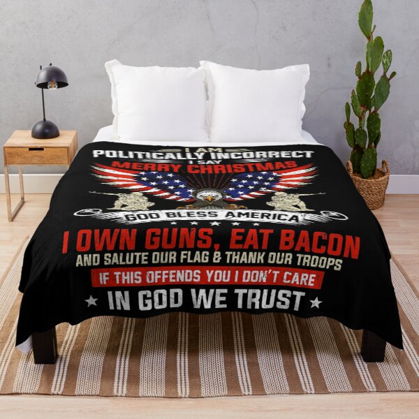 Item preview, I Am Politically Incorrect God Bless designed and sold by frontvernacular.