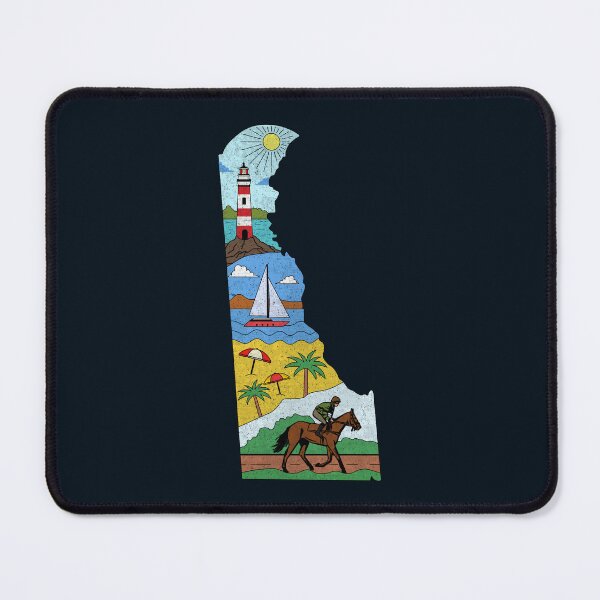 Item preview, Vintage Delaware Home State Pride Map Illustration designed and sold by merchzy.
