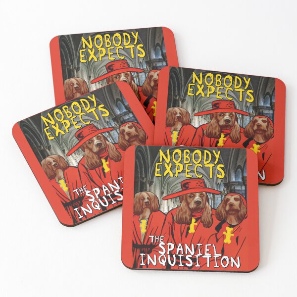 Item preview, Nobody expects the Spaniel inquisition (#01) [Create a set!] designed and sold by SolidEarthArt.