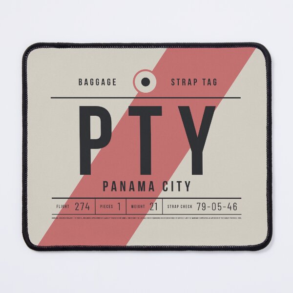 Item preview, Luggage Tag E - PTY Panama City designed and sold by VoodooCircus.