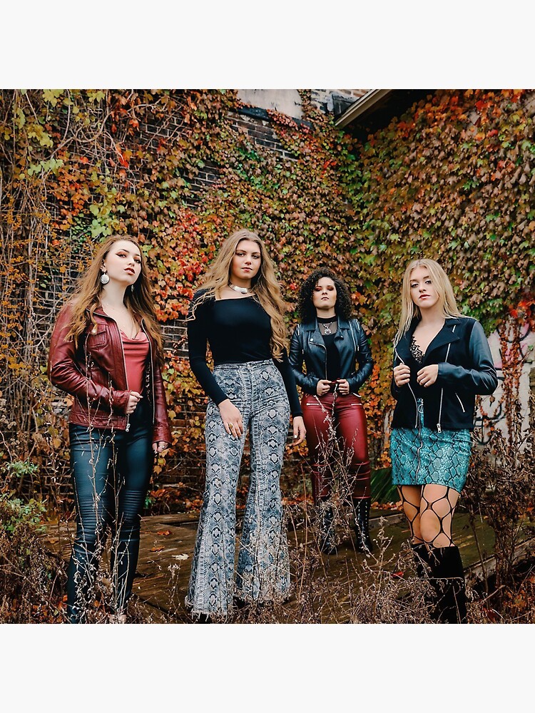 "Plush Girl Rock Band" Sticker for Sale by Redbubble