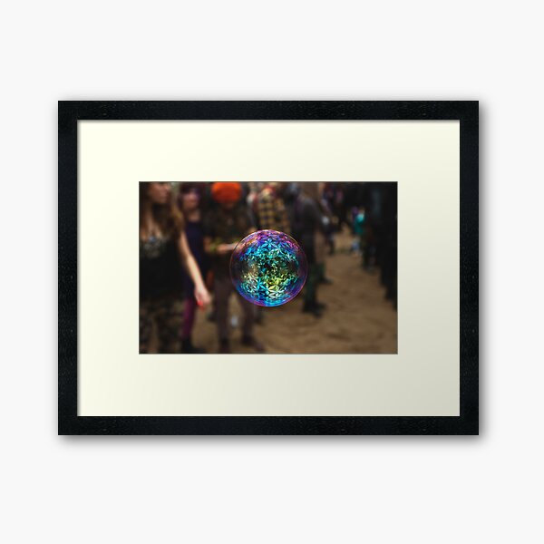 b u b b l e Framed Art Print