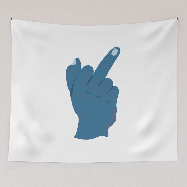 Item preview, middle finger gesture t-shirt | middle finger gesture poster  designed and sold by KARTICK DUTTA.