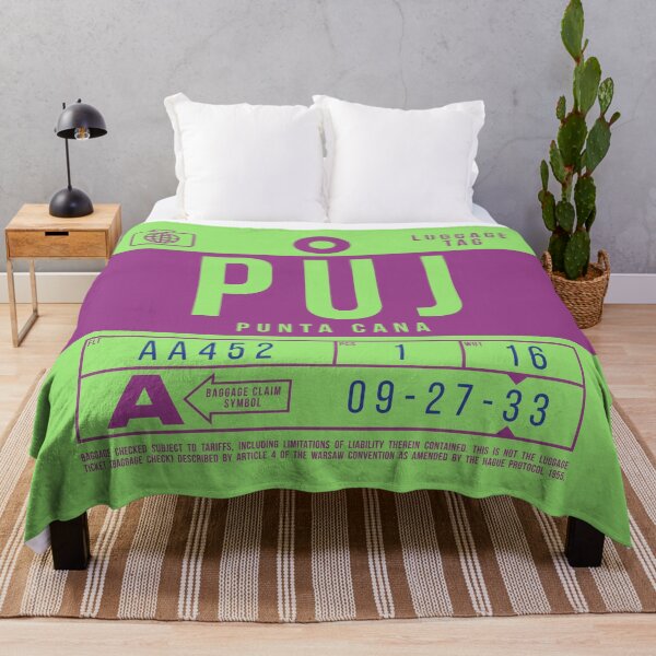 Item preview, Luggage Tag B - PUJ Punta Cana Dominican Republic designed and sold by VoodooCircus.