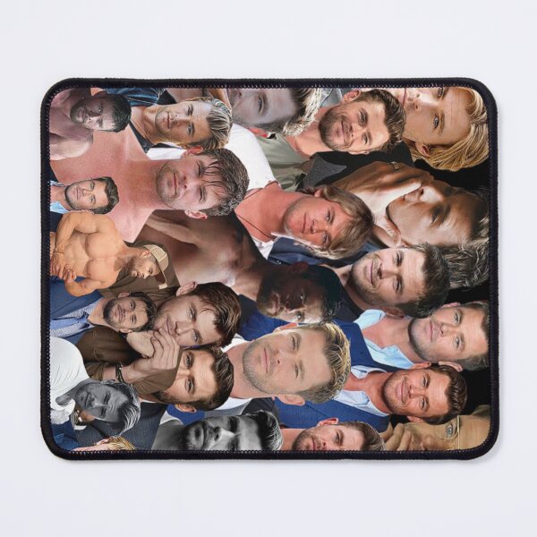 Item preview, chris hemsworth 2 photo collage designed and sold by T-shirtakStore.