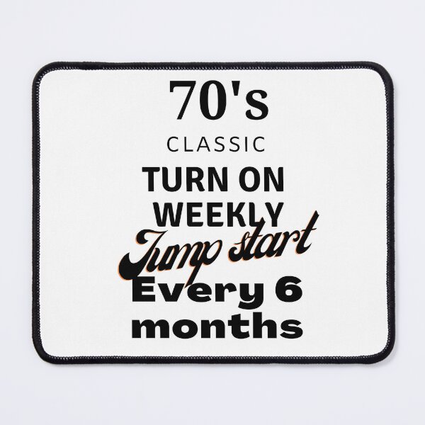 Item preview, 70's classic turn on weekly jump start every 6 months.  designed and sold by Demetria3.