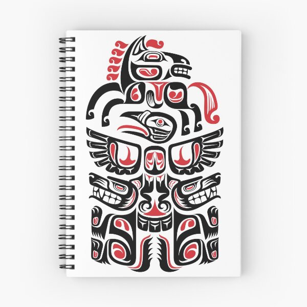 Item preview, Native American Haida Wolf Horse Bird Art  designed and sold by nativeplanet.