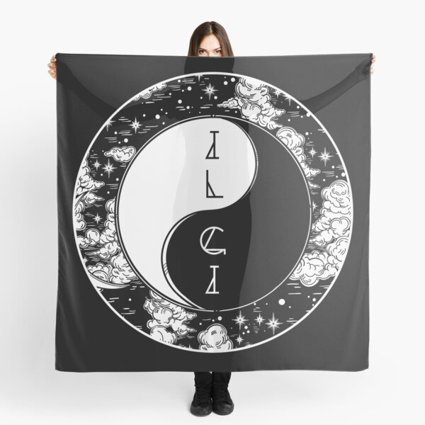 Black And White Aesthetic Scarves Redbubble