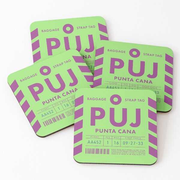 Item preview, Luggage Tag D - PUJ Punta Cana Dominican Republic designed and sold by VoodooCircus.