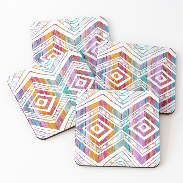 Item preview, Tribal Lines -White designed and sold by Susan Christopher.