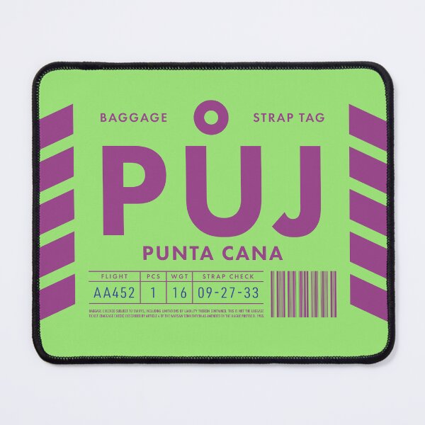 Item preview, Luggage Tag D - PUJ Punta Cana Dominican Republic designed and sold by VoodooCircus.