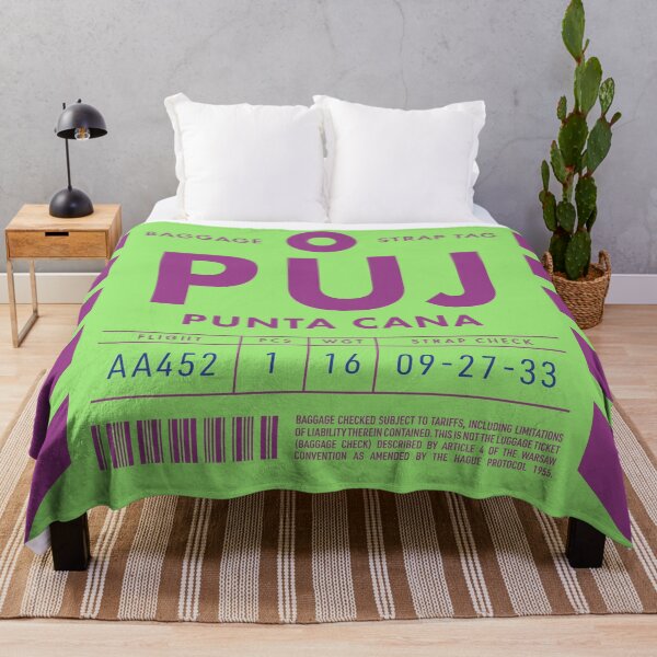 Item preview, Luggage Tag D - PUJ Punta Cana Dominican Republic designed and sold by VoodooCircus.