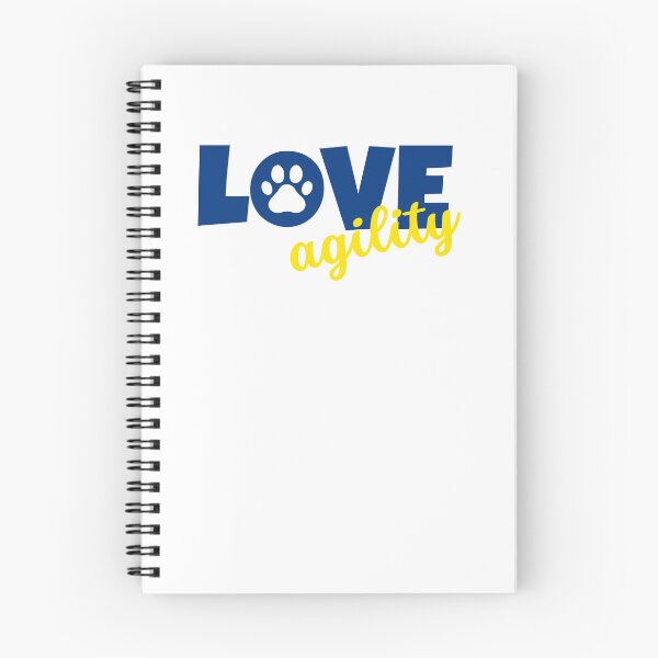 Item preview, Love agility in blue and yellow designed and sold by PausePapote.
