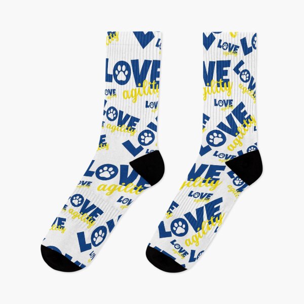Item preview, Love agility in blue and yellow designed and sold by PausePapote.