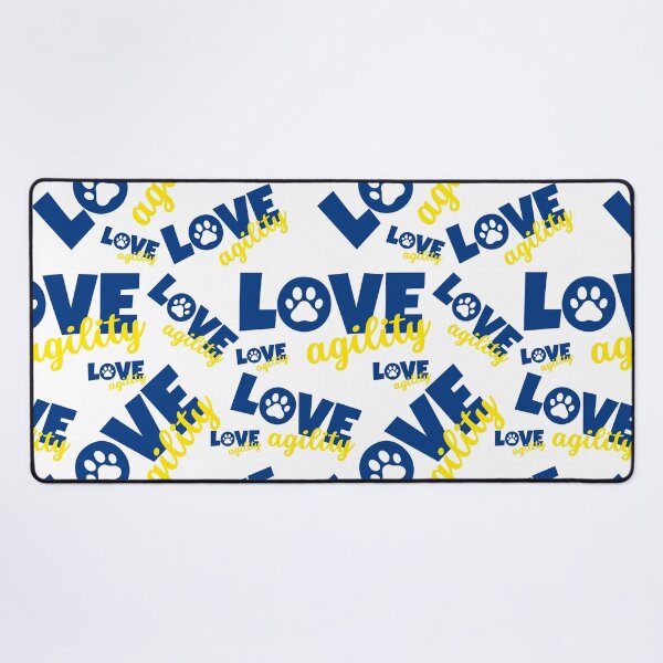 Item preview, Love agility in blue and yellow designed and sold by PausePapote.