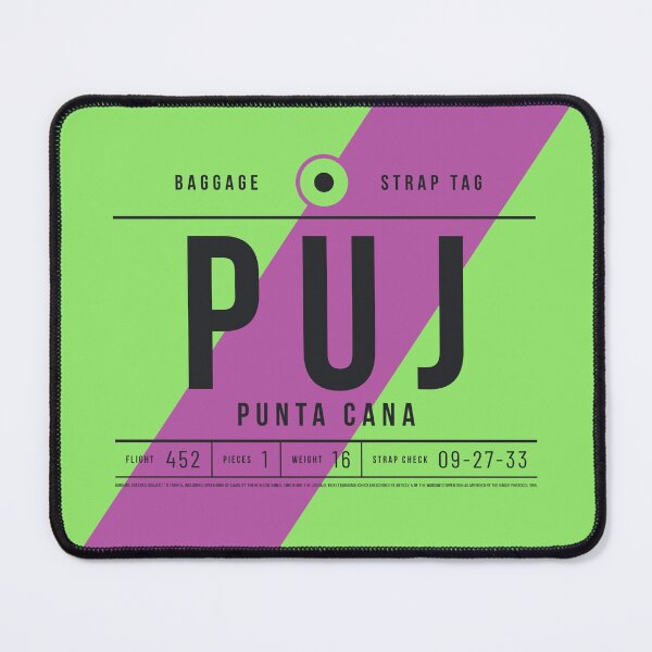 Item preview, Luggage Tag E - PUJ Punta Cana Dominican Republic designed and sold by VoodooCircus.