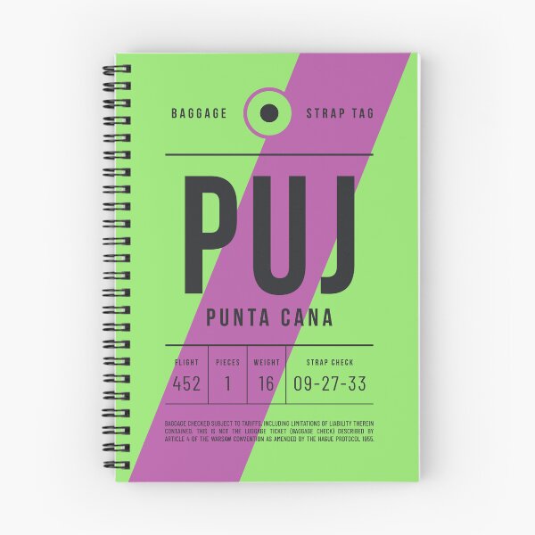 Item preview, Luggage Tag E - PUJ Punta Cana Dominican Republic designed and sold by VoodooCircus.