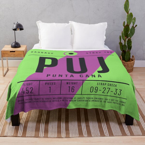 Item preview, Luggage Tag E - PUJ Punta Cana Dominican Republic designed and sold by VoodooCircus.