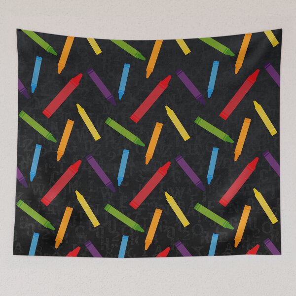 Item preview, Colorful Crayons For Kids: Back To School Pattern designed and sold by DEC02.