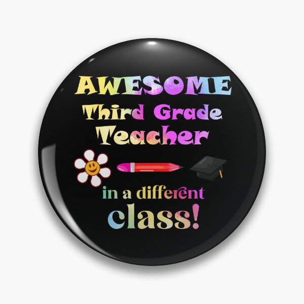 Item preview, AWESOME Third Grade Teacher in a different class! designed and sold by captainpeter.