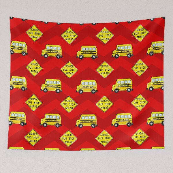 Item preview, School Bus Pattern: Back To School For Kids designed and sold by DEC02.