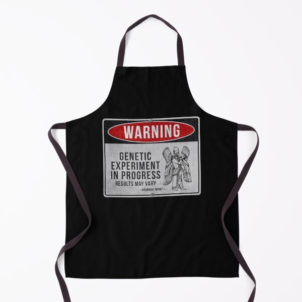 Item preview, Funny Anunnaki Warning Sign - Genetic Experiement In Progress designed and sold by NatIntrovertSoc.