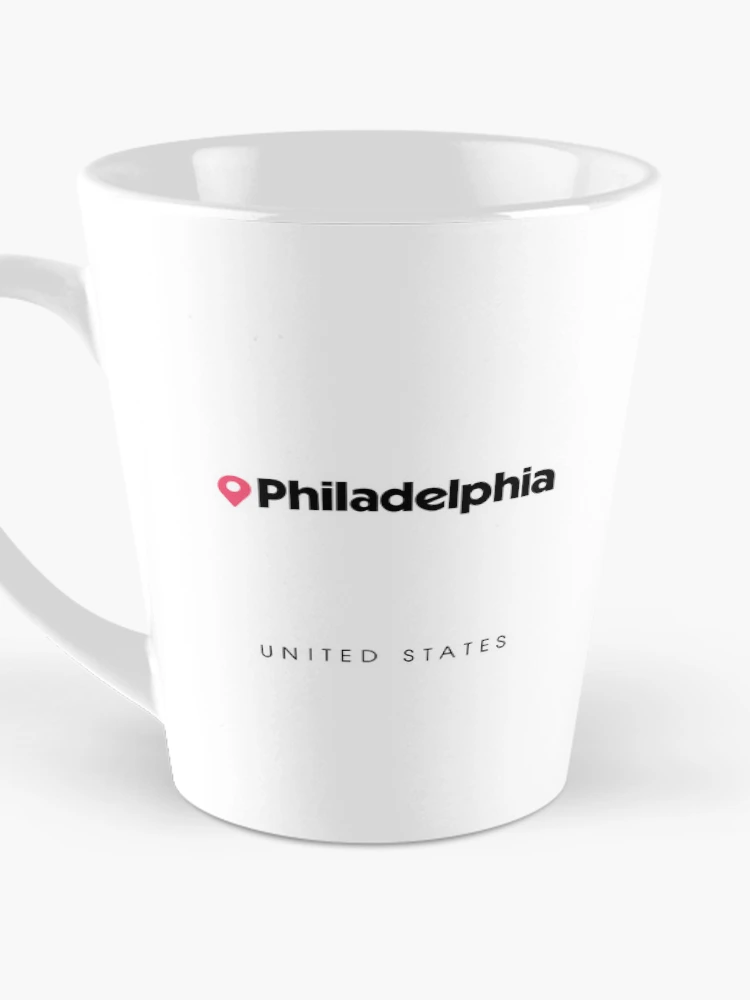 Thumbnail 3 of 4, Coffee Mug, Philadelphia Map designed and sold by Rajadrone.
