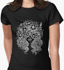 forever flower crown Women's Fitted T-Shirt