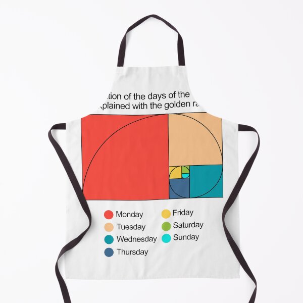 Item preview, Golden Ratio with Duration Days of the Week - Fibonacci designed and sold by Beetle-Indust.