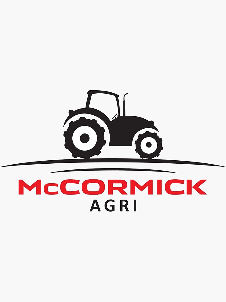 "mc > cormick > tractors " Sticker for Sale by christopseagle Redbubble