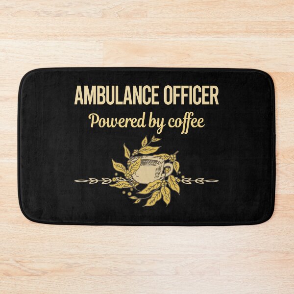Item preview, Powered By Coffee Ambulance Officer designed and sold by trinayolkcelia.