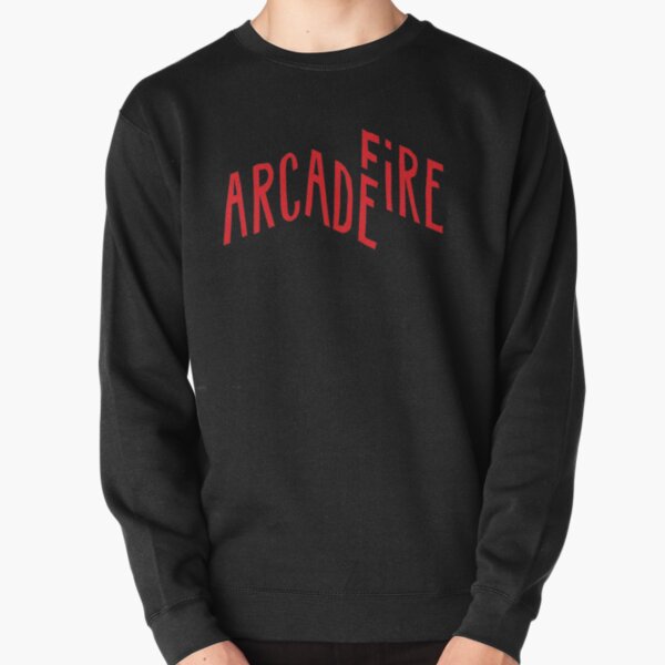 "Red Logo" of Arcade Fire Pullover Sweatshirt