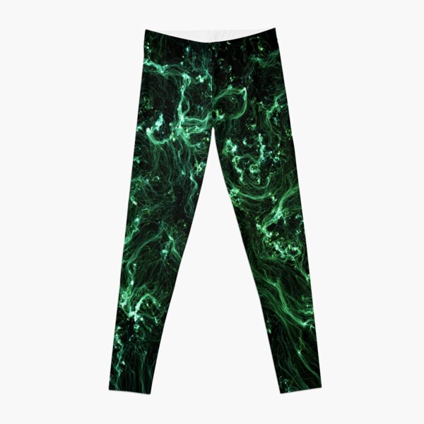 Green Galaxy Leggings for Sale by rapplatt