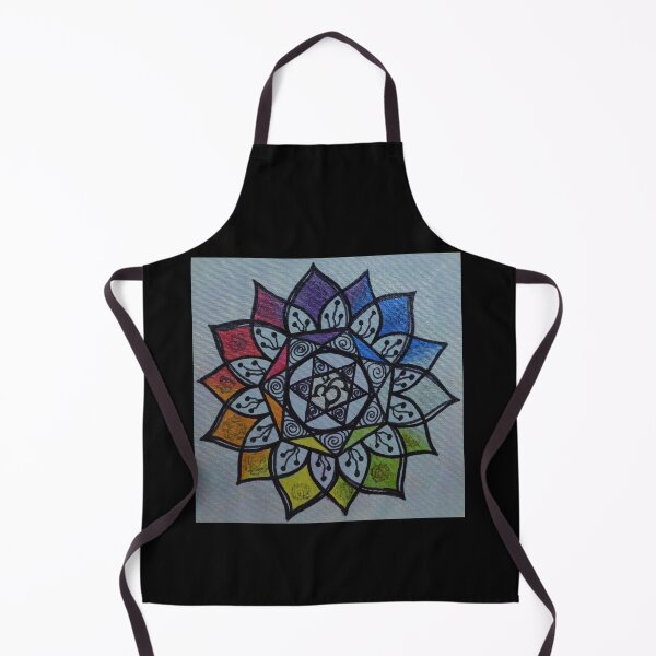Item preview, NO PLACE LIKE 'OM' MANDALA ~ SACRED GEOMETRY FOR THE SOUL~ CHAKRA COLORS designed and sold by Ann Chatfield.