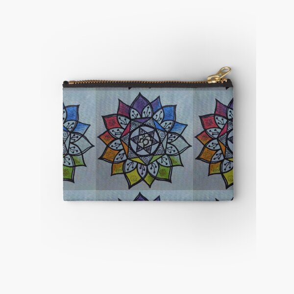 Item preview, NO PLACE LIKE 'OM' MANDALA ~ SACRED GEOMETRY FOR THE SOUL~ CHAKRA COLORS designed and sold by Ann Chatfield.