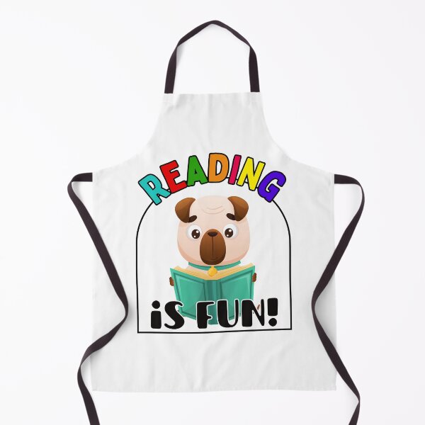 Item preview, Reading Is Fun Pug designed and sold by DWDiva.