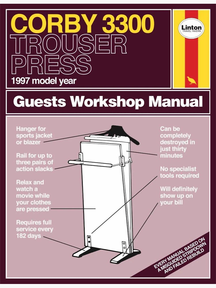 "ALAN PARTRIDGE CORBY MANUAL" Sticker for Sale by Ewiam Redbubble