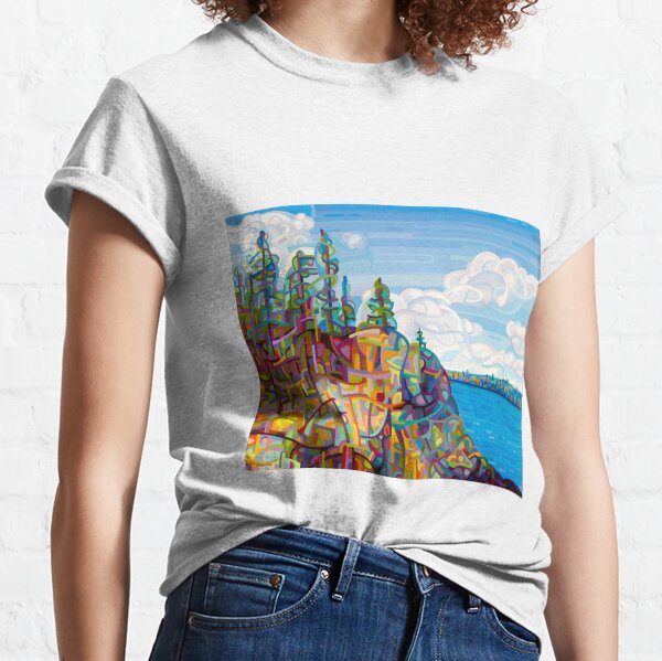 Living on the Edge - Mandy Budan - abstract landscape Classic T-Shirt