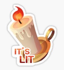 Zelda Item Sticker: Candle Sticker