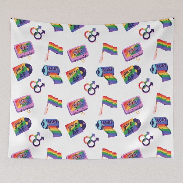 Item preview, Pride pack lgbt gay af designed and sold by wordsup.