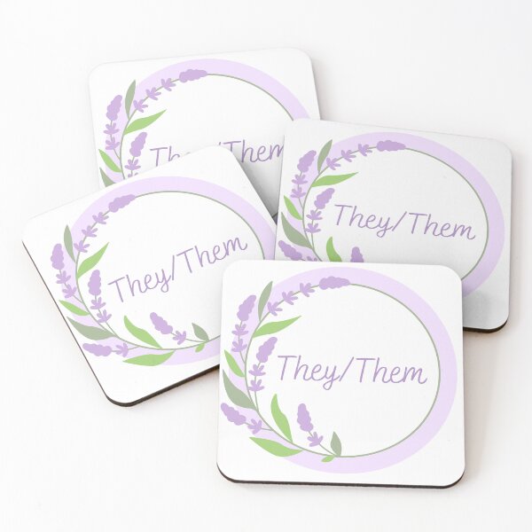 Item preview, They them Lavender Design designed and sold by mjalred.
