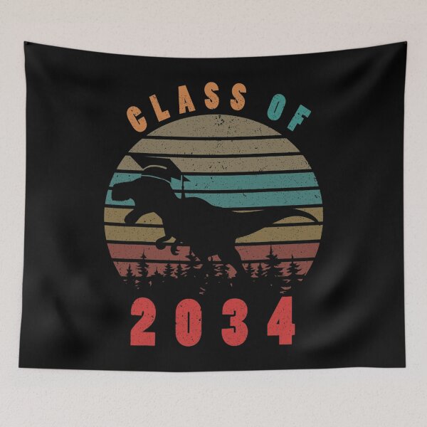 Item preview, Dinosaur Class Of 2034 First Day Kindergarten Gifts designed and sold by troubledcommand.