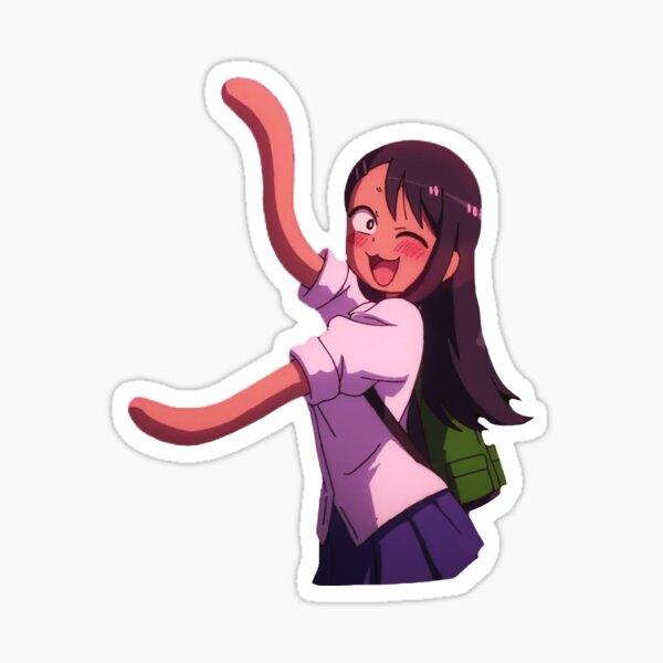 anime nagatoro Sticker by wearthings