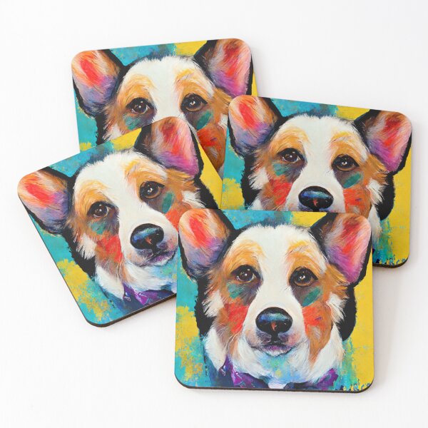 Item preview, Pem Welsh Corgi Colorful Pop Art Portrait for Dog Lovers designed and sold by tantann.