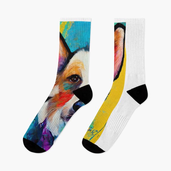 Item preview, Pem Welsh Corgi Colorful Pop Art Portrait for Dog Lovers designed and sold by tantann.