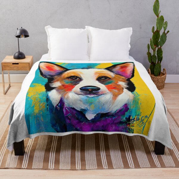 Item preview, Pem Welsh Corgi Colorful Pop Art Portrait for Dog Lovers designed and sold by tantann.